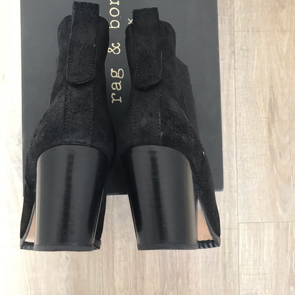 Rag & Bone Devon black waxy boot size 7* - Picture 7 of 7